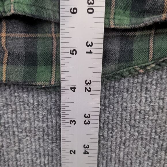 Duluth Trading Co Button Down Green Plaid Long Sleeve Shirt Size 2XL - Picture 4 of 10